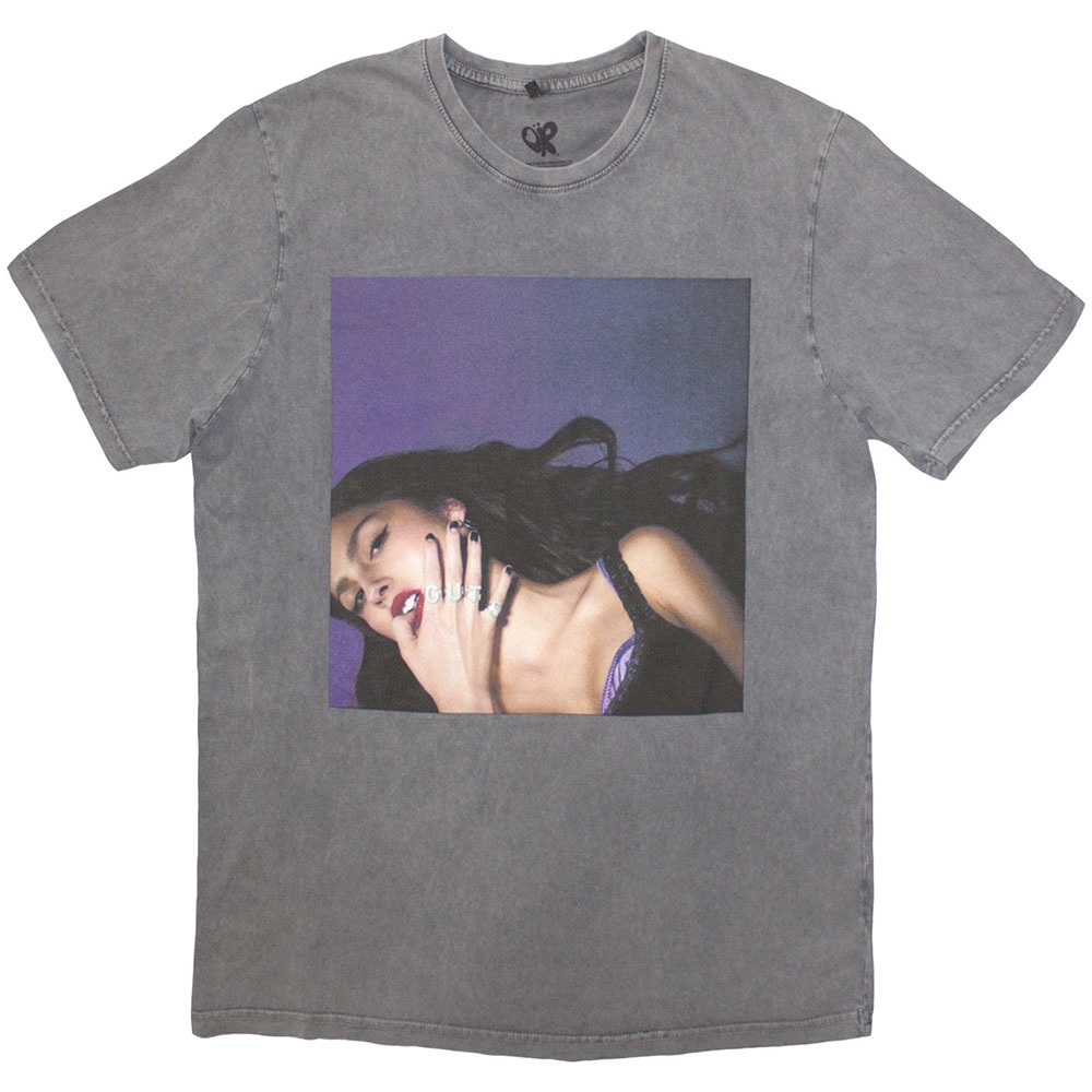 Olivia Rodrigo - Guts Album Cover Heren Tshirt - Grijs